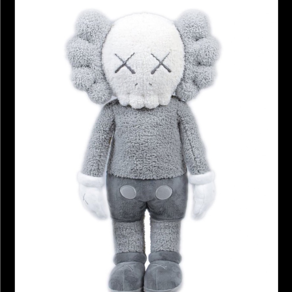COPY - COPY - KAWS Companion Plush Toy - Gray Kaws “Holiday Hong Kong Companion